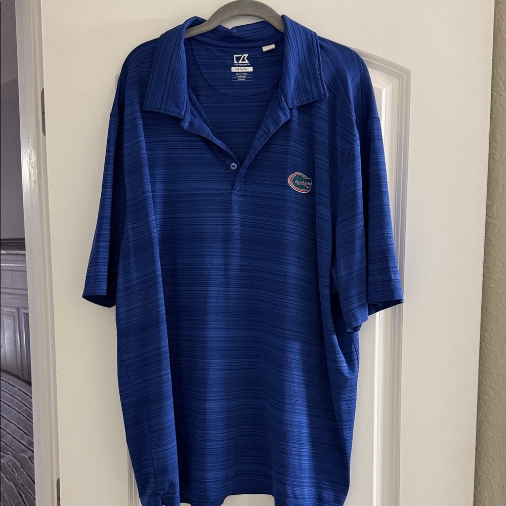 Cutter & Buck Men's Blue Florida Gator Polo Shirt
